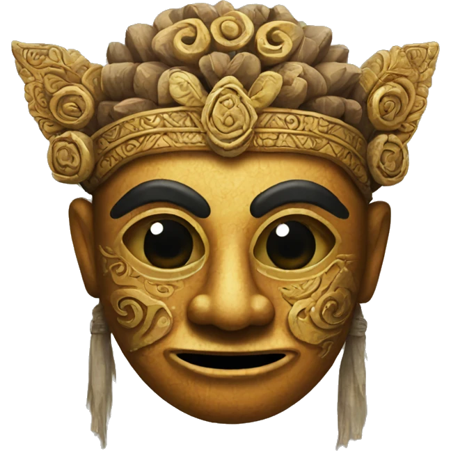 Mask from Bali emoji
