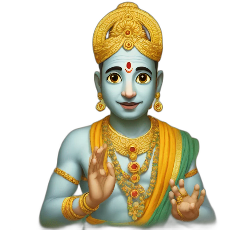 hare-krishna-god emoji