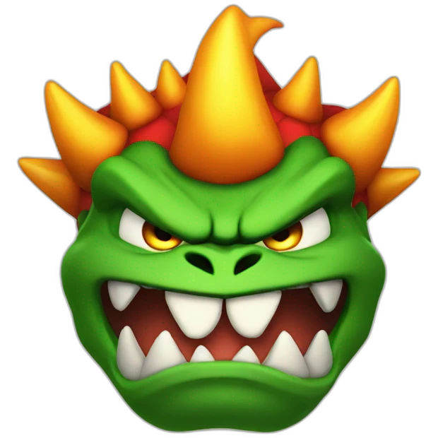 bowser angry face emoji