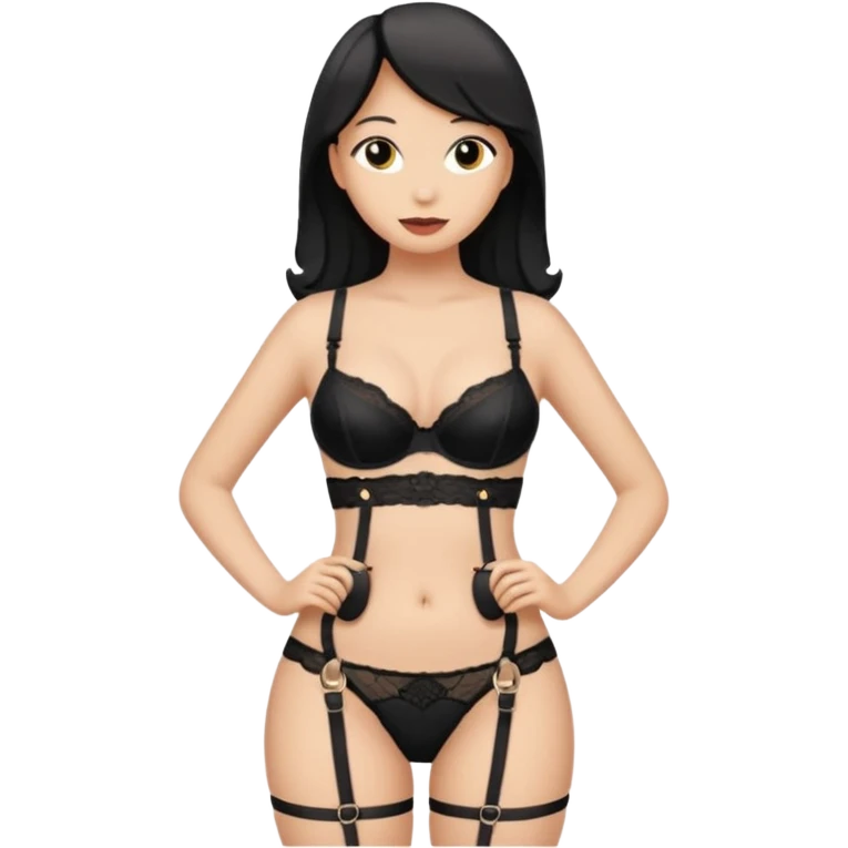 Strap on with dildo attached around waist emoji