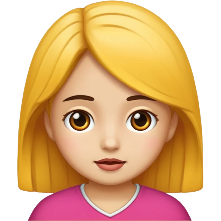 Niña orando emoji
