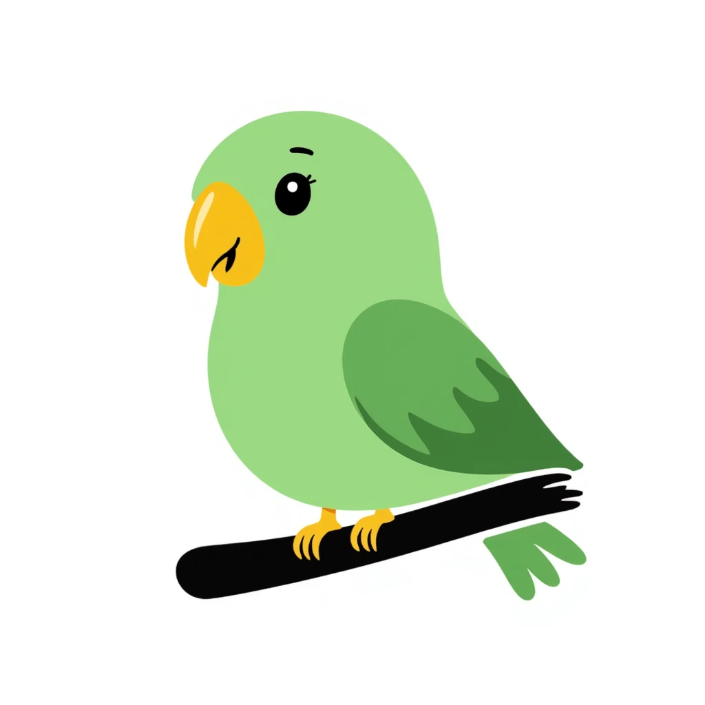 green parrot emoji
