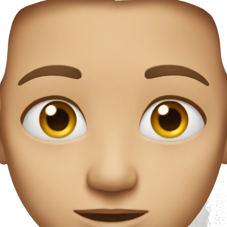 no eyebrows emoji
