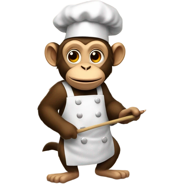 cooking monkey  emoji