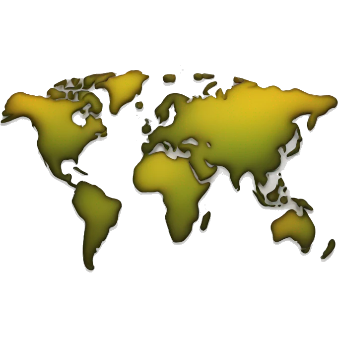 World map without Russia  emoji