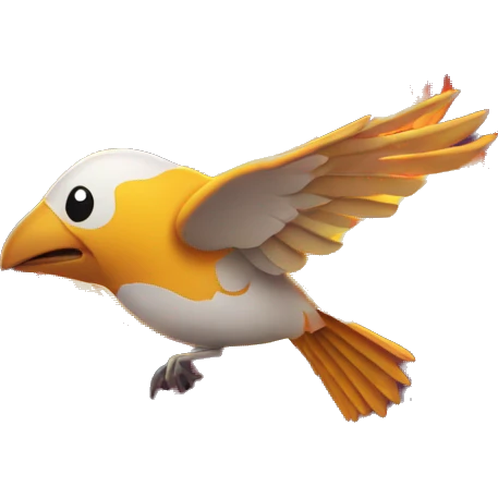BIRD ON FIRE emoji