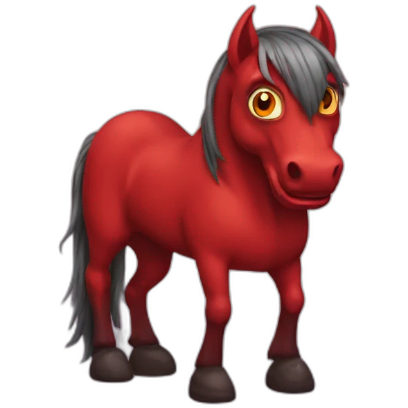 Devil horse emoji