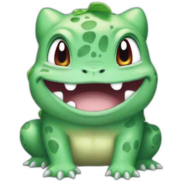Bulbasaur crying emoji