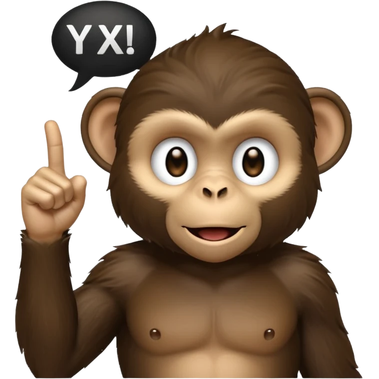 black monkey holding up a middlefinger with a speech bubble saying "apex" emoji