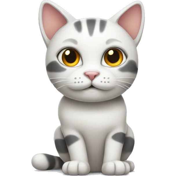 cat with 3 colors emoji