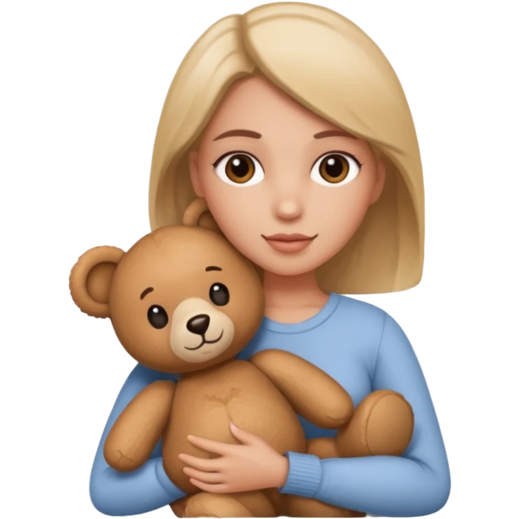 Single women with Teddy ' emoji