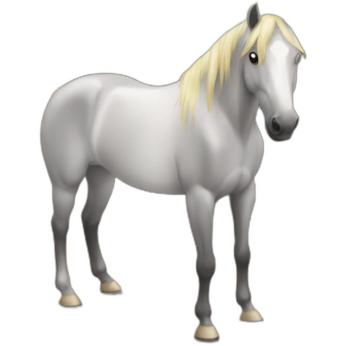 horse in a stable emoji