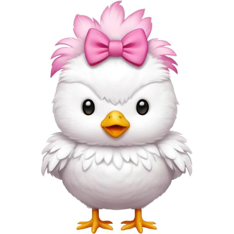 Hello kitty in a chicken costume emoji