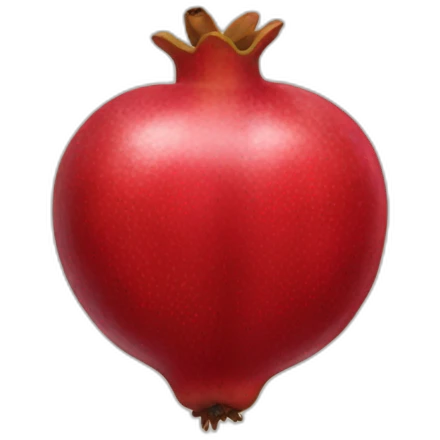 A pomegranate emoji