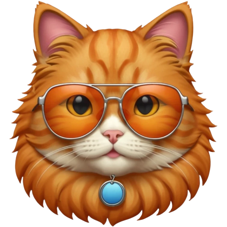 Cat with sunglasses  emoji