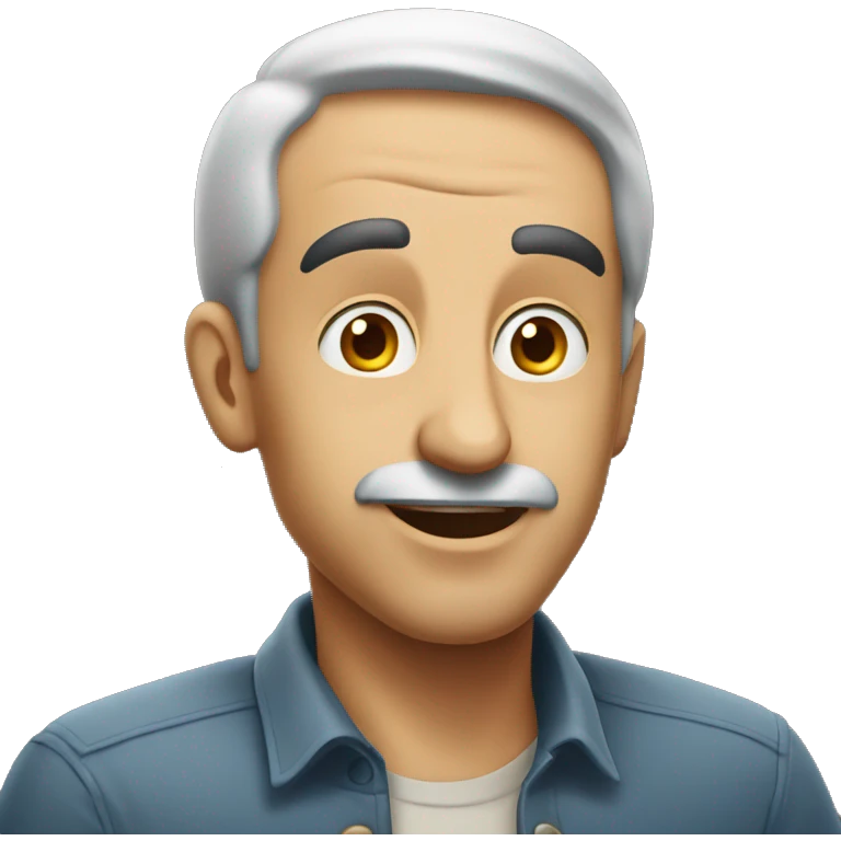 Turkish man have a surprised  emoji