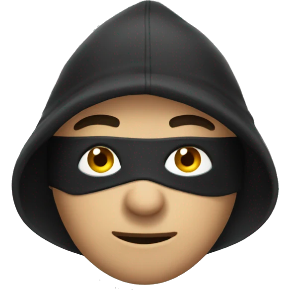 A thief emoji