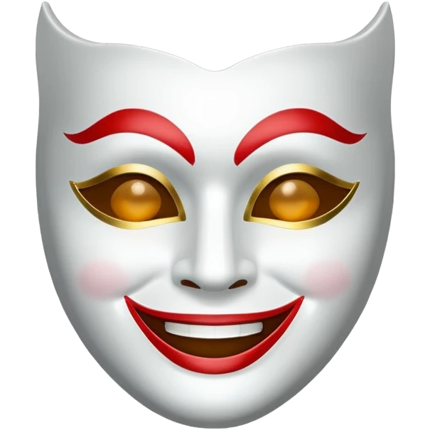 Theatre mask emoji