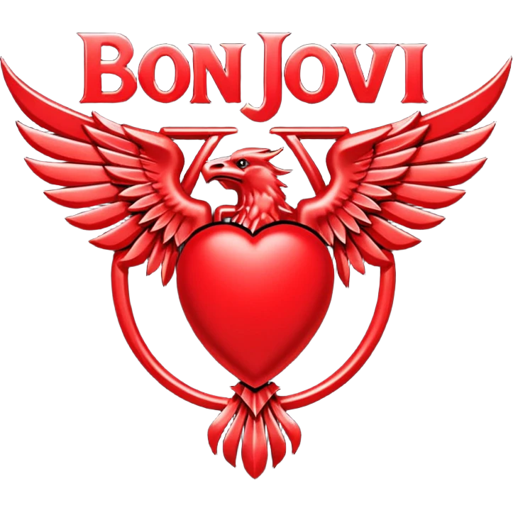 Bon Jovi 1986 band logo emoji