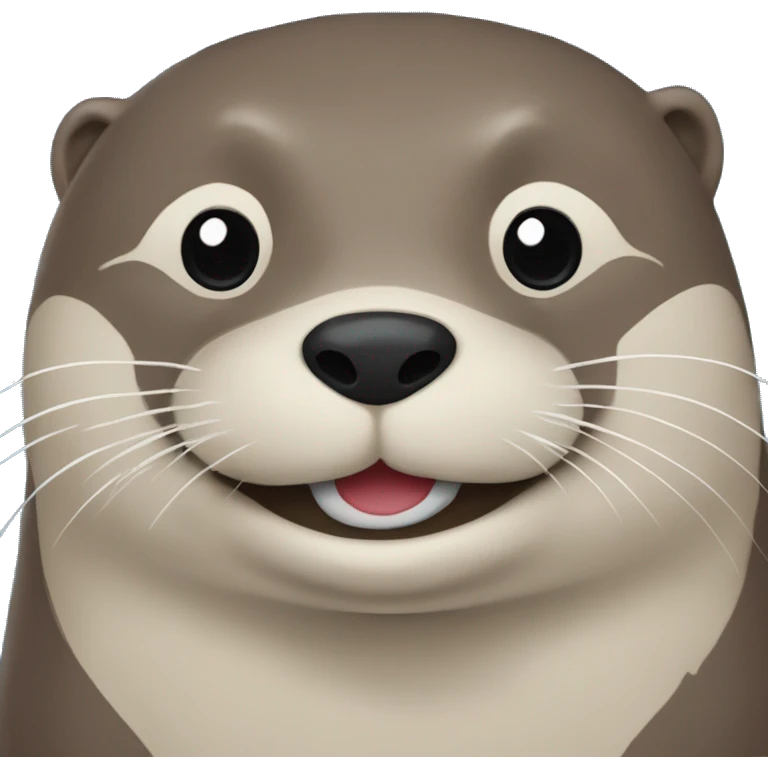 loutre dans une couverture  emoji