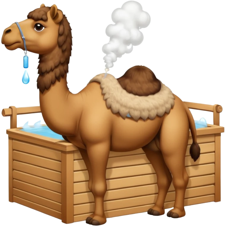 Camel in sauna emoji