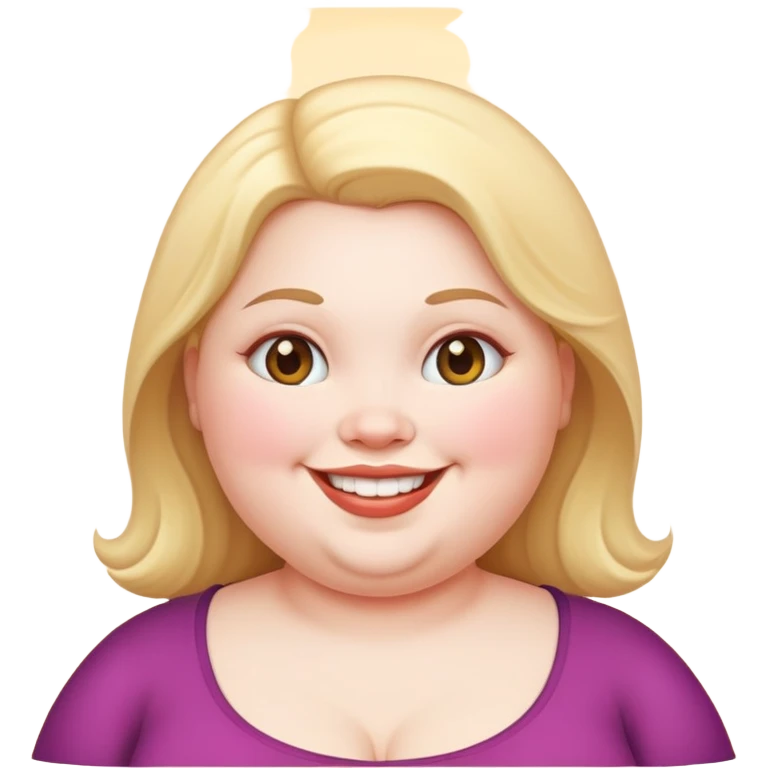 Really fat girl emoji