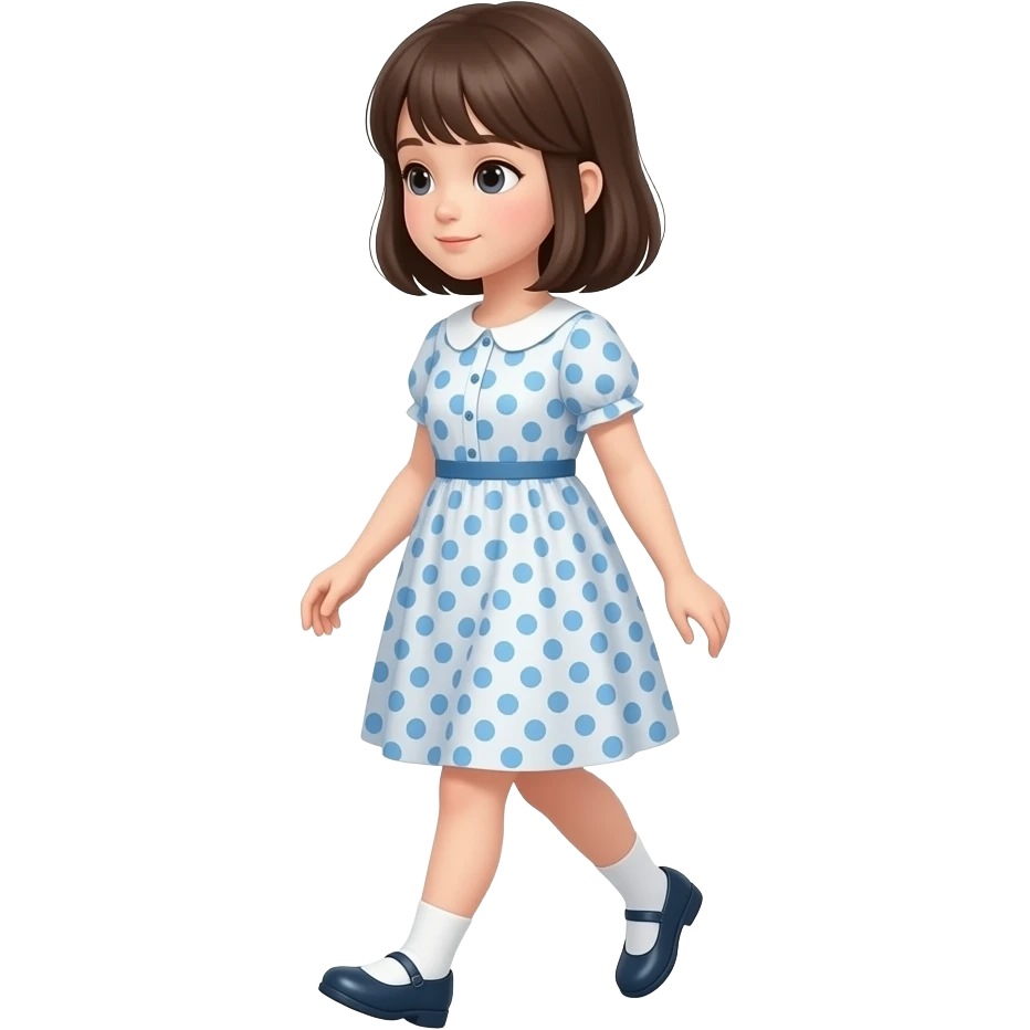 a girl who walks on tiptoes very silent emoji