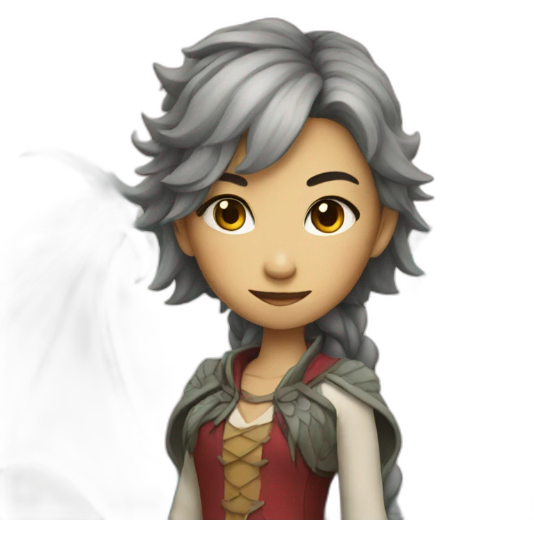 Dragon fille emoji