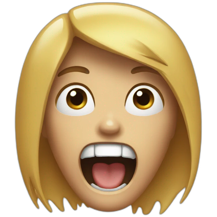 Scream emoji