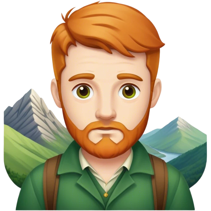 Irishman on mountain emoji