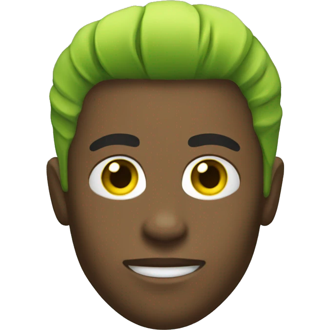 soccer player with yellow-green form emoji