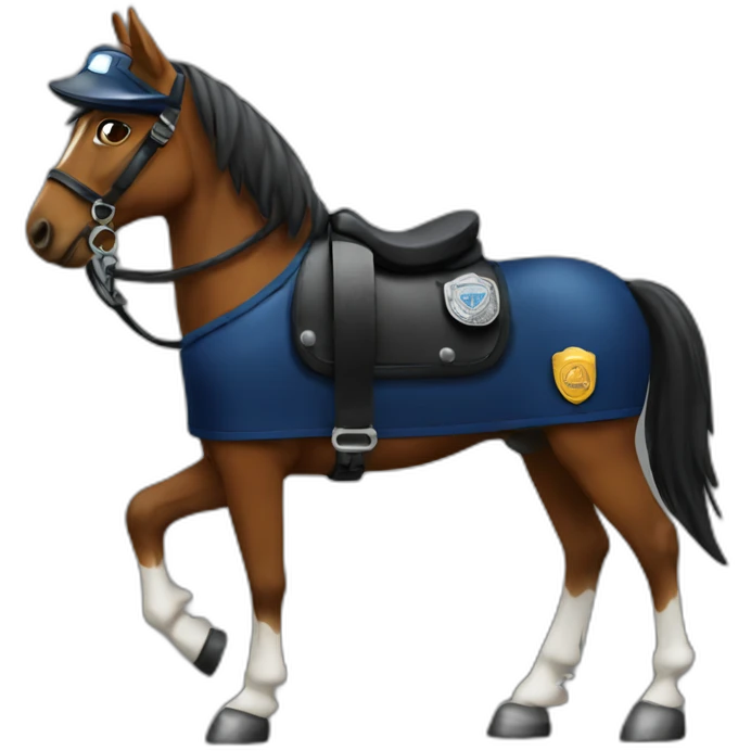 police horse emoji