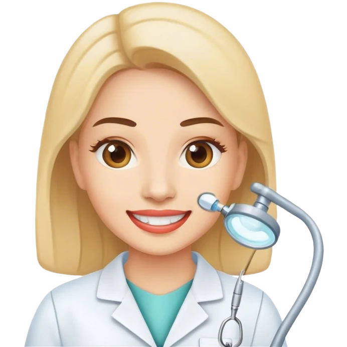 Dental technician woman emoji