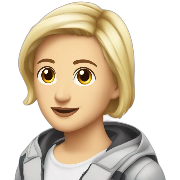 Jordan bardella with marine lepen cloches emoji