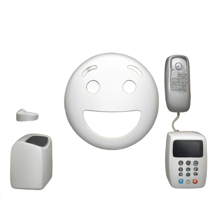 a phone inside a house  emoji
