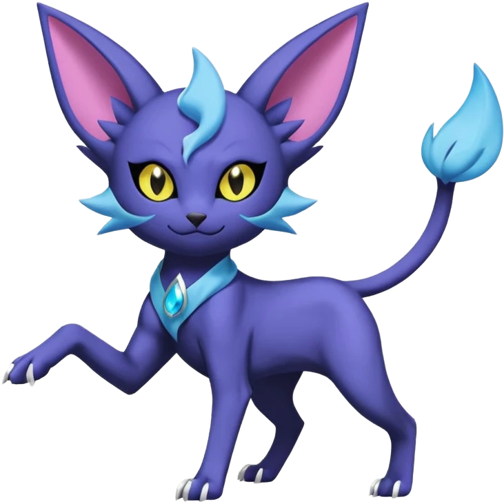 Luxray-Espeon-Absol-Dewott-fusion emoji