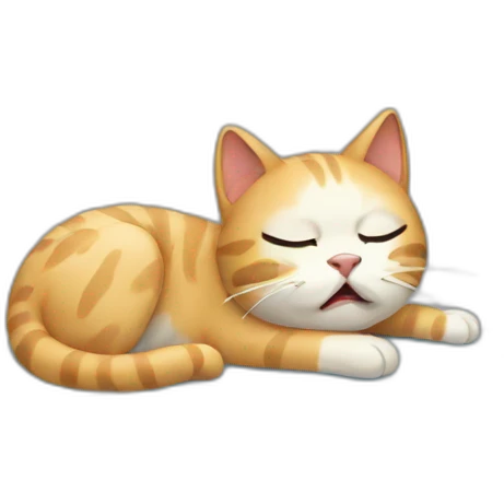Cat sick emoji
