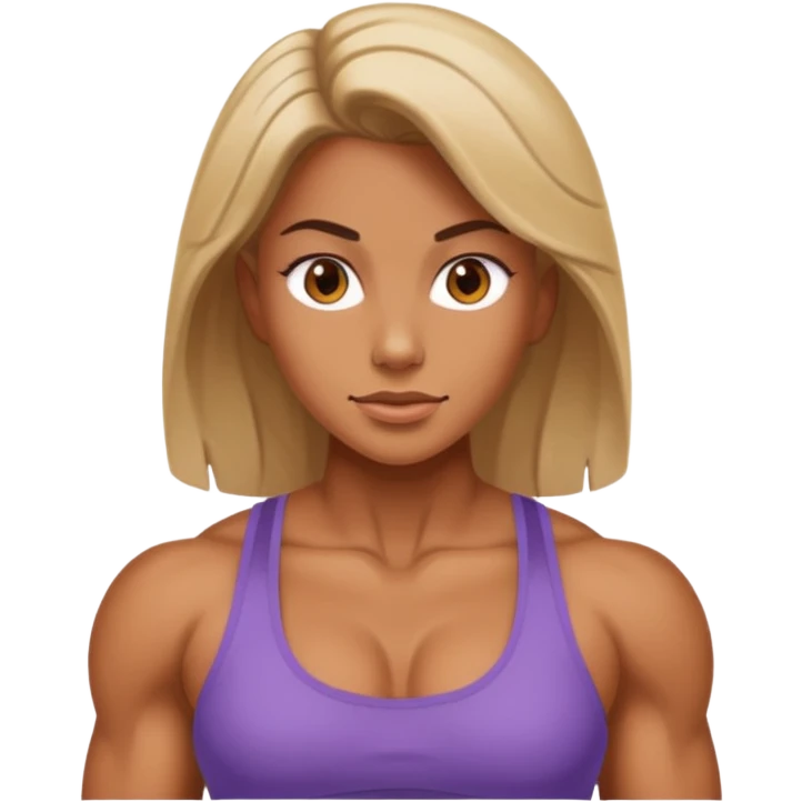 Woman quad muscle emoji