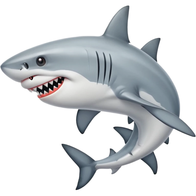 Un tiburón con zapatos  emoji