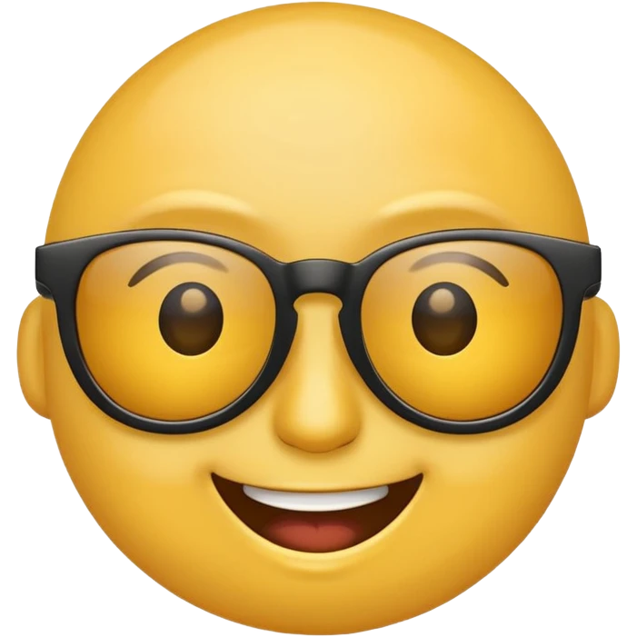 Emoji pulling down sunglasses while raising an eyebrow  emoji