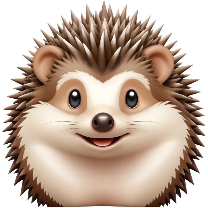 беззаботный ежик emoji