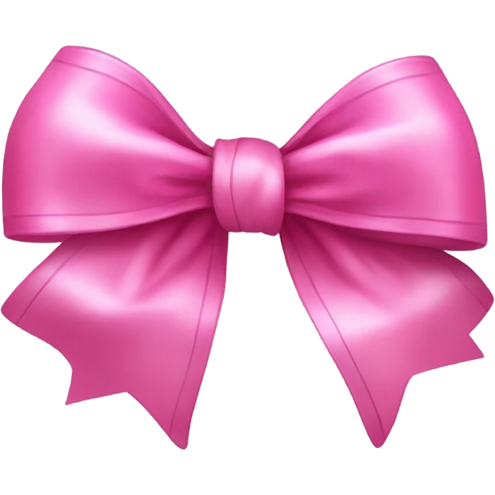 Pink bow emoji