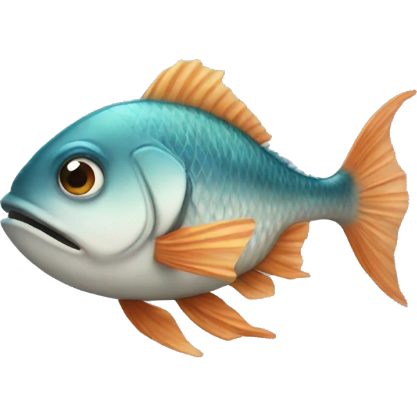 fish with smi emoji