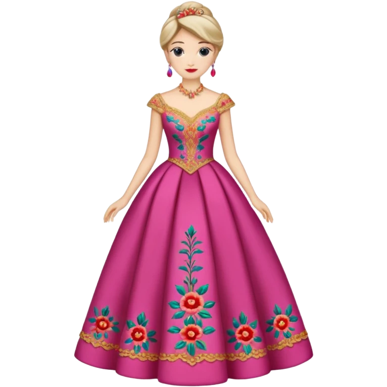 Character in Fairy Tale Beauty and Beast: Wardrobe Lady emoji