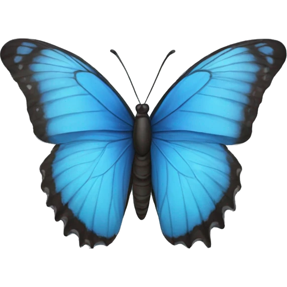Blue Butterfly emoji