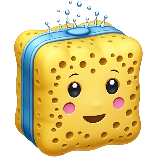 Shower sponge emoji