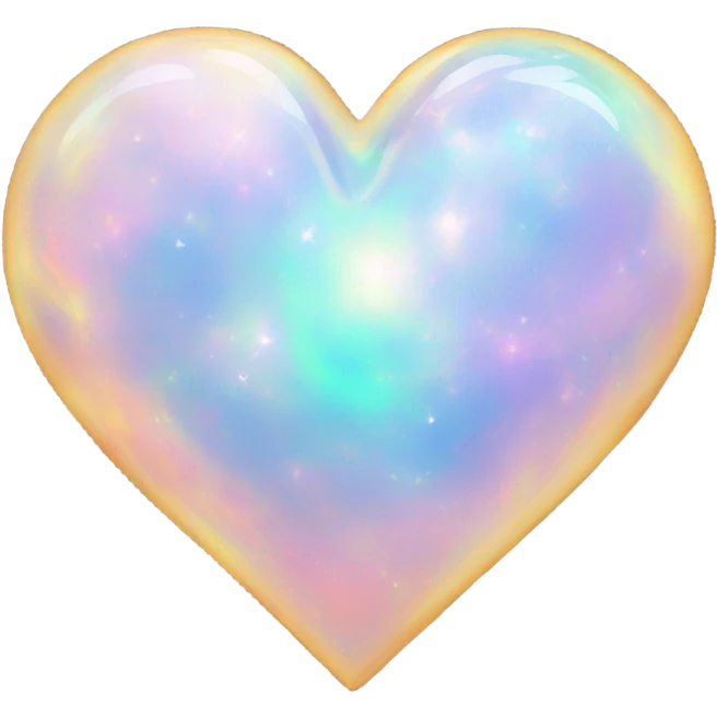 opal heart emoji
