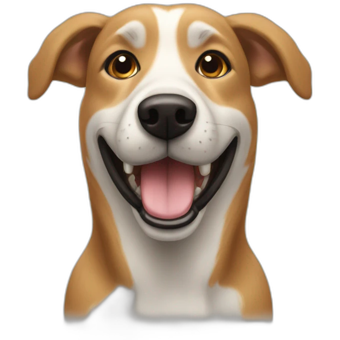 belgian dog smyling emoji