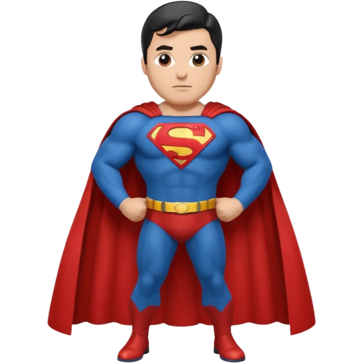 superman standing emoji