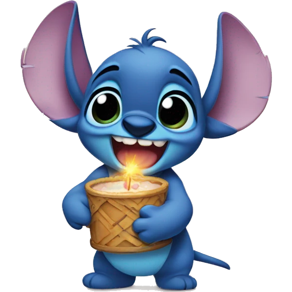 Stitch Disney baby new year emoji